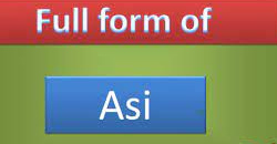 ASI Full Form And Meaning In Hindi Language
