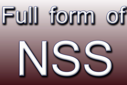 NSS full form and meaning in hindi language