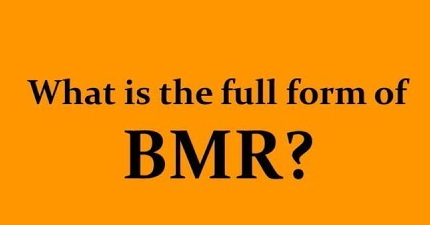BMR full form and meaning in hindi language