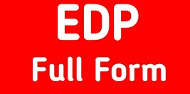 EDP full form and meaning in hindi language