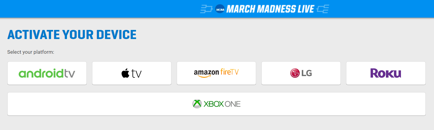 How to Activate NCAA March Madness Live on Your TV via ncaa.com/activate