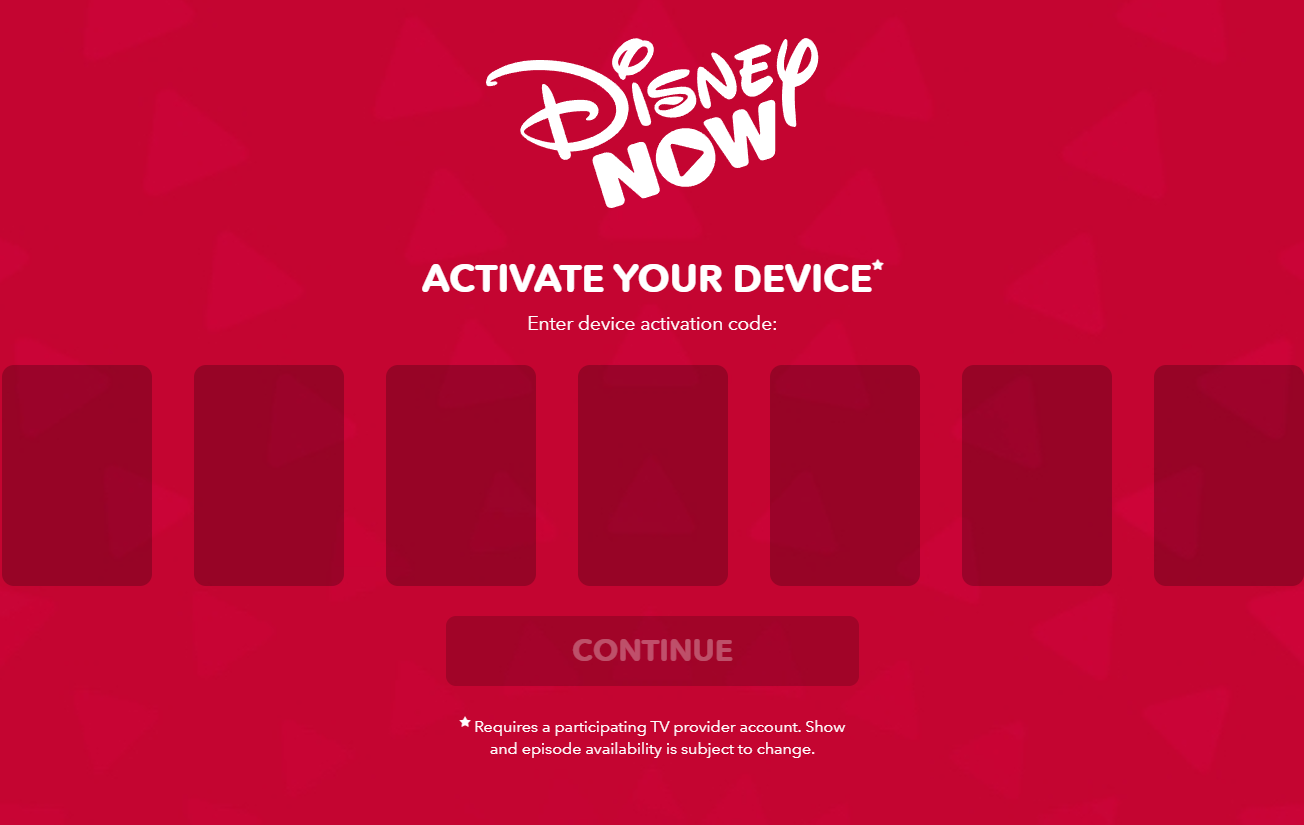 How to Activate DisneyNow on Your Device at disneynow.com/activate