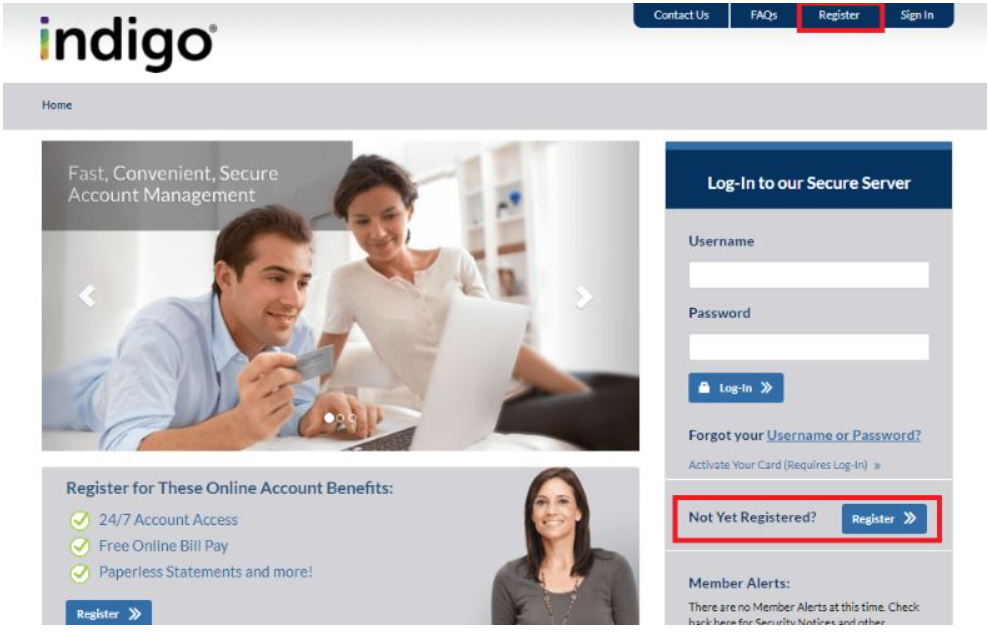 Activating Your MyIndigoCard Credit Card Account at indigocard.com/activate