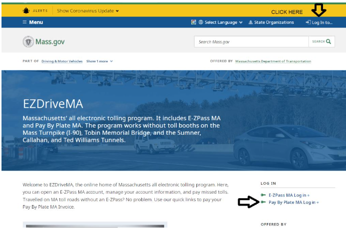 PayByPlateMA – www.paybyplatema.com – Online Toll Payment