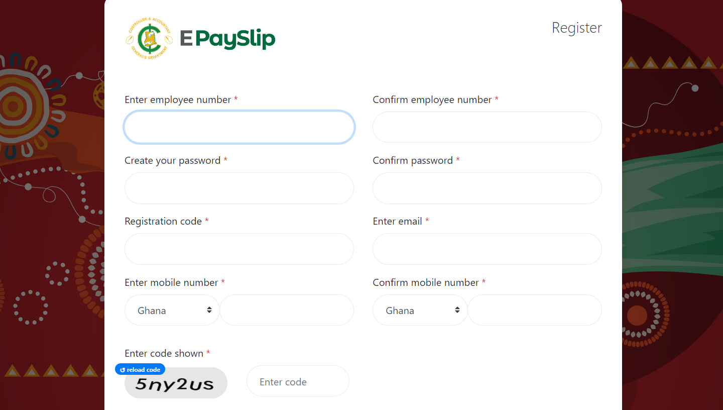Accessing Your E-Payslip at GogPaySlip registration page