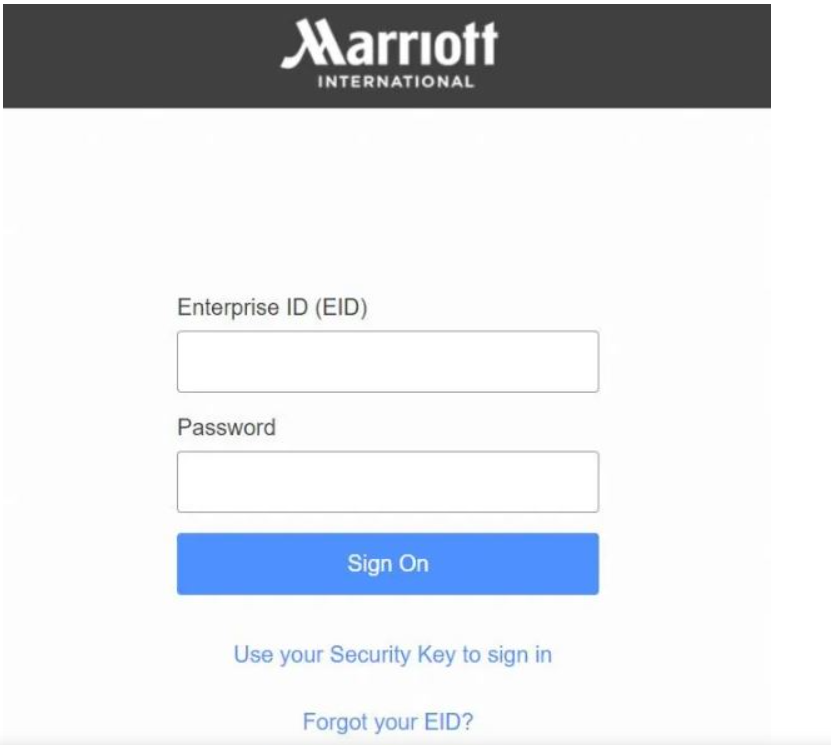 Marriott Employee Login at extranetetc.marriott.com